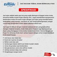 Gambar JAS HUJAN REMAJA Stelan Setelan Elmondo Backpack TAS 606 TERMURAH - Cream dari Motocraft IDN Kab. Tangerang 4 Tokopedia