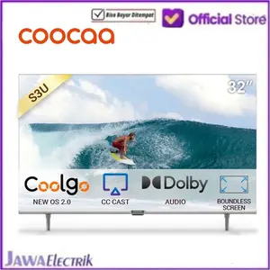 Coocaa LED Smart TV 32 Inch 32S3U Digital Youtube