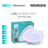 Gambar LED Downlight Antiglare Grand Series - 9 Watt, Natural/4000K dari Morgen Official Store Kota Administrasi Jakarta Pusat 1 Tokopedia
