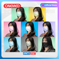 Gambar ONEMED - Masker 3 Ply Earloop Medis One Med | Surgical Mask BIRU dari INTI MEDIKA STORE Kota Bandung 3 Tokopedia