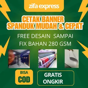 Cetak spanduk/ Print banner/ baliho murah