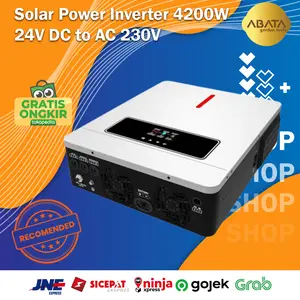 Inverter DC AC Hybrid 4200W Controller Inverter Hybrid 24V DC to AC 230V Inverter Panel Surya Inverter PSW Inverter Puresine Wave Power Inverter DC to AC Inverter Panel Solar