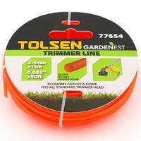 Gambar TRIMMER LINE Tali Senar Mesin Potong Rumput 15 Meter 2.2MM 2.4MM 2.7MM Tolsen - 2.0mm(BULAT) dari Truteknik Kota Tangerang 4 Tokopedia