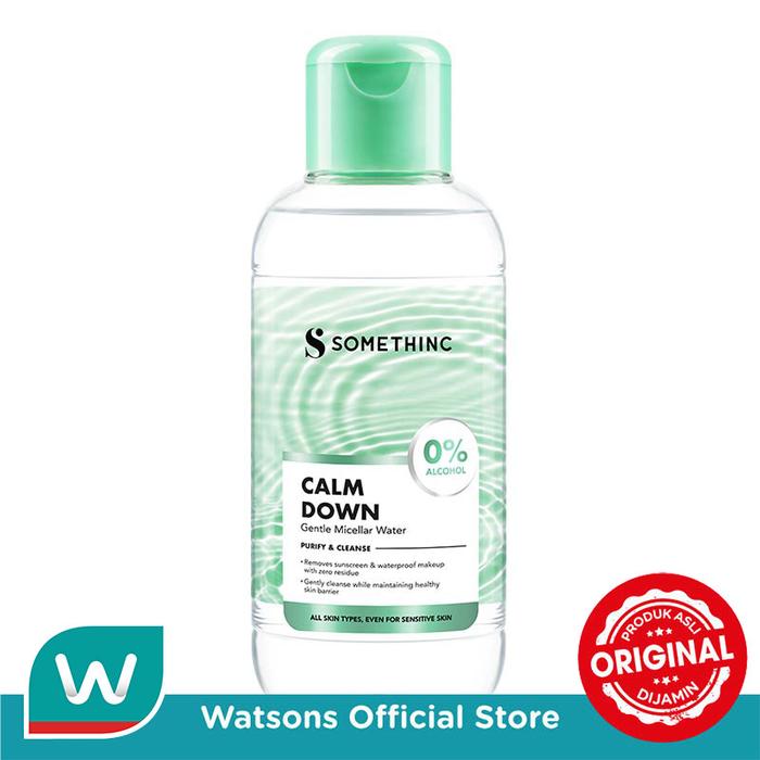 Gambar Somethinc Calm Down Gentle Micellar Water 100ml dari Watsons Indonesia Official Store Kab. Tangerang Tokopedia
