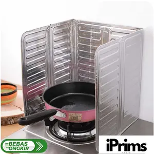 Pelindung Panas Dapur Anti Cipratan Minyak Aluminium Foil Plate - A02