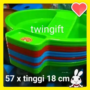 Ember/Bak Cuci Baju+Papan Gilesan Set 2in1,Merk Gajah, (KHUSUS GOJEK).