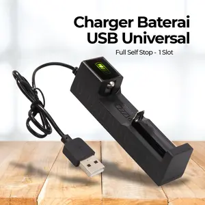 Charger Baterai Usb Universal Cepat Dan Aman, Pengisian Daya Cerdas, Perlindungan Sirkuit Pendek