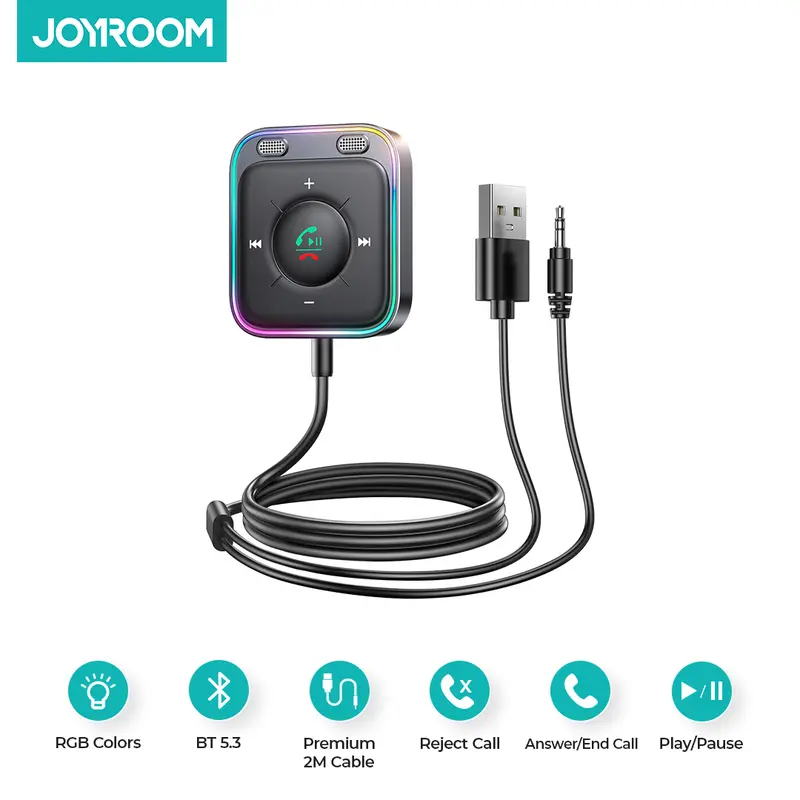 JOYROOM CB3 Car Wireless Receiver Bluetooth 5.3 Dual mic ENC 1