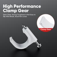Gambar Mitsushi Klip kawat paku baja persegi melingkar plastik jaringan telepon klip kawat tetap klip kawat tekanan paku dinding - 6cm dari Mitsushi tools Kota Administrasi Jakarta Utara 3 Tokopedia