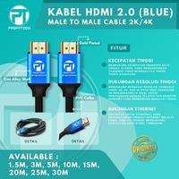 Gambar Kabel HDMI 10 M Versi 2.0 BLUE high speed.Ethernet Support 4K.ORIGINAL - 1.5M dari ProffTech Indonesia Kota Administrasi Jakarta Pusat 1 Tokopedia