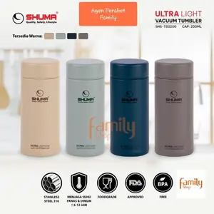 SHUMA Termos Vacuum Mini Tumbler 200ML Stainless Steel