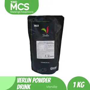 VERLIN Bubuk Minuman rasa VANILLA / Verlin Bubble Drink 1kg