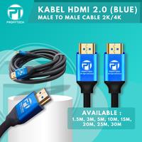 Gambar Kabel HDMI 10 M Versi 2.0 BLUE high speed.Ethernet Support 4K.ORIGINAL - 1.5M dari ProffTech Indonesia Kota Administrasi Jakarta Pusat 3 Tokopedia