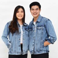 Gambar Jaket Jeans Denim Pria Wanita Premium Bahan Tebal dari Baju Berkah Official Kota Tangerang Selatan 1 Tokopedia