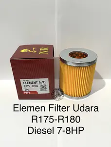 Elemen Filter Udara R175 R180 NR Diesel 7 8HP Element Busa Isi Air Filter Saringan Angin