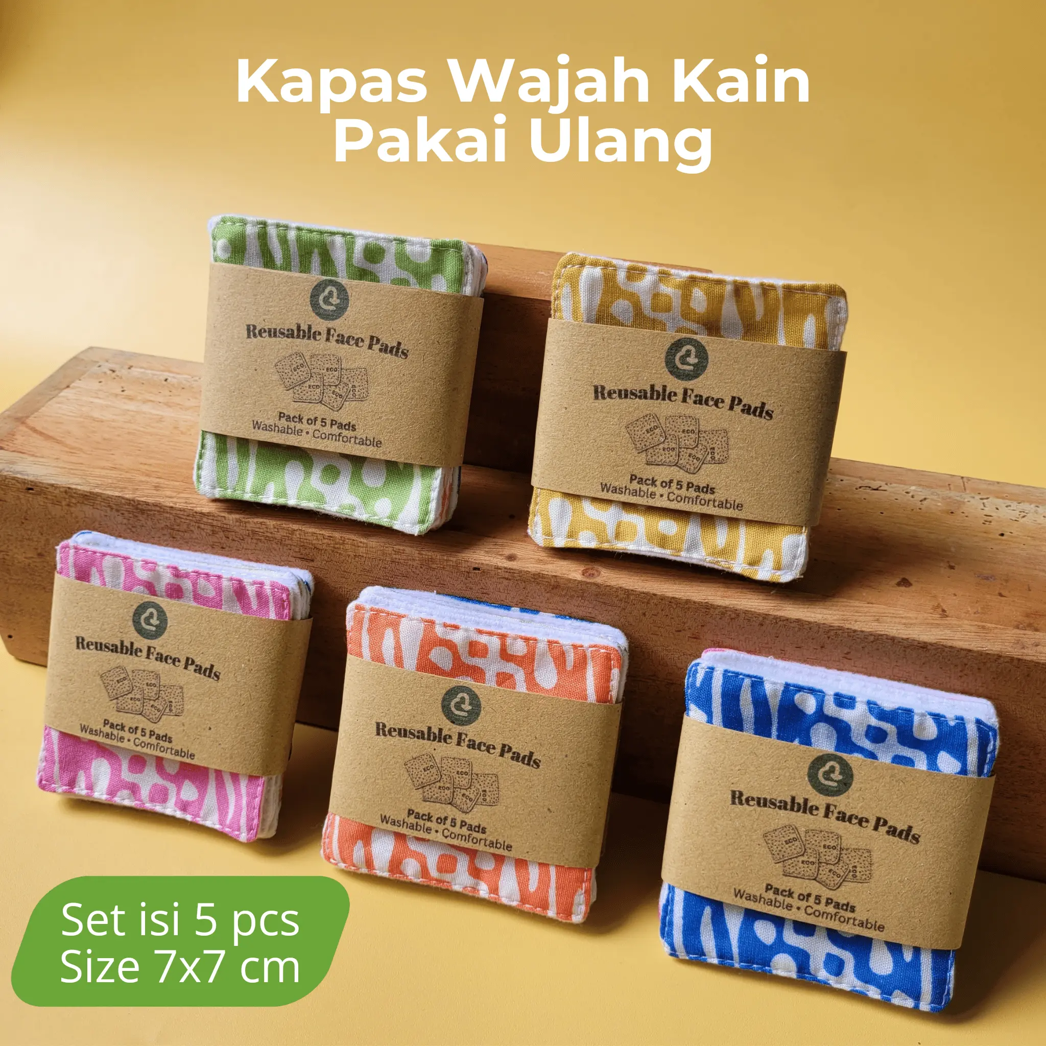 Daridiri - Face Pads/ Kapas Kain Set