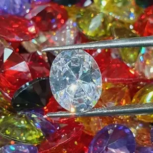 Permata Sirkon 7x9 Cubic Zirconia AAA Oval Cut