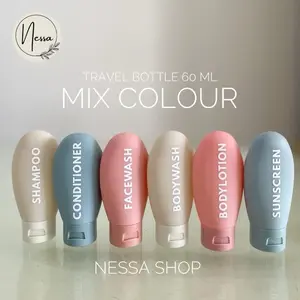 Botol Shampoo Travel 60 ml NOYA (Gampang di Squeeze)