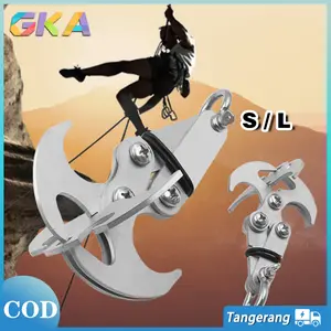 Tree Climbing Gear Grappling Hook-Climbing Claw Stainless Steel-Gravity Hook For Climbing