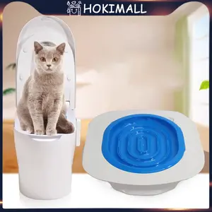 Pet Litter Toilet Trainer/Potty Training Toilet Kucing/Cat Toilet Training Kit /Tempat Pipis Kucing 38*34CM