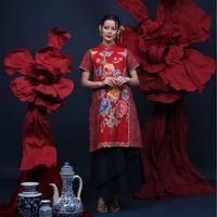 Gambar NONA RARA - Davin Encim CNY D0511, Baju kerja dress batik wanita modern - S dari Nona Rara Batik Kota Administrasi Jakarta Timur 5 Tokopedia
