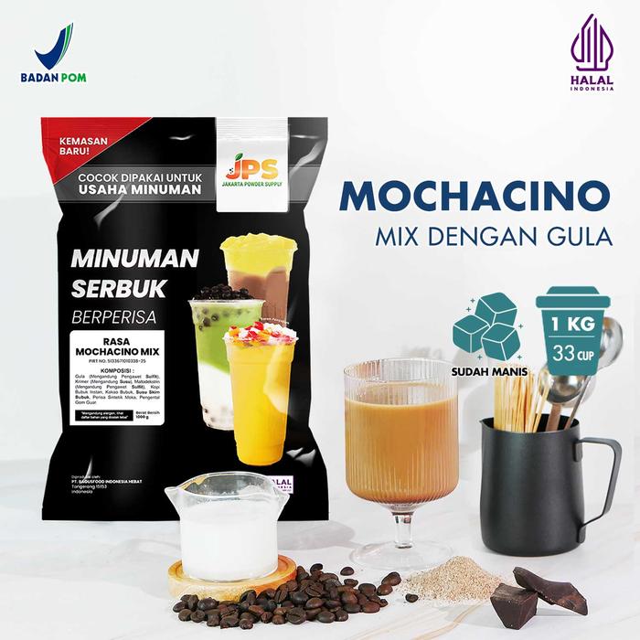 Gambar Bubuk Minuman Mochacino Mix Powder Instan JPS Gula dari Jakarta Powder Supply Kota Tangerang Tokopedia