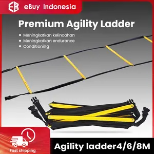 Agility Ladder Premium Agility Ladder Svarga Tangga Tali Nilon Untuk Latihan Kecepatan