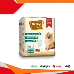 Underpad Hewan Dr PET PAD UK SMALL - Perlak Alas Kencing Kucing Anjing Isi 30 pcs