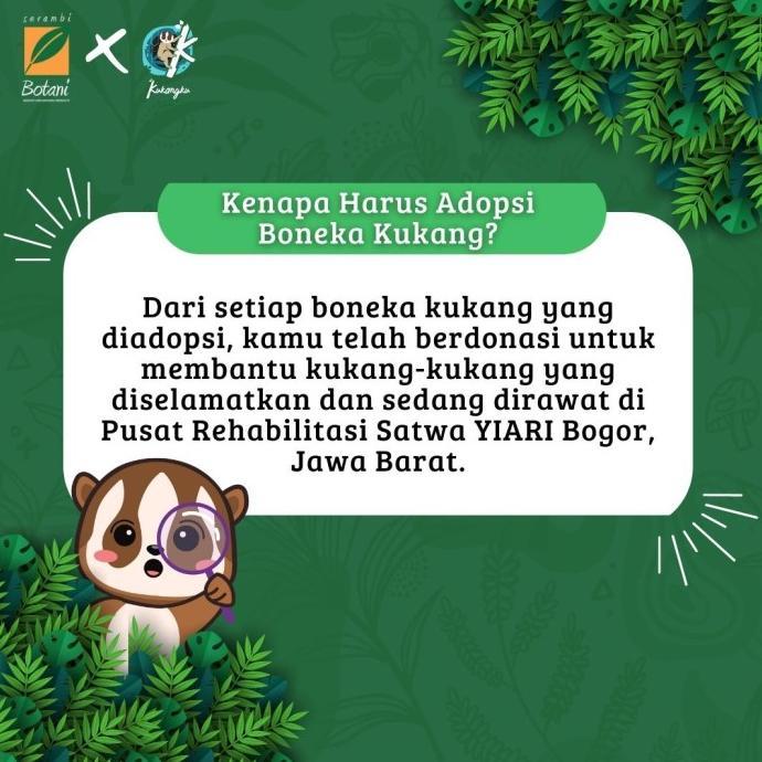 Boneka Kubi Kukangku X Serambi Botani - Kecil