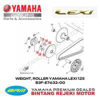 Gambar WEIGHT SET, ROLLER SET (6 PCS) YAMAHA LEXI 125 B3F-WE763-00 dari Yamaha Bintang Rejeki Motor Kab. Bandung 4 Tokopedia