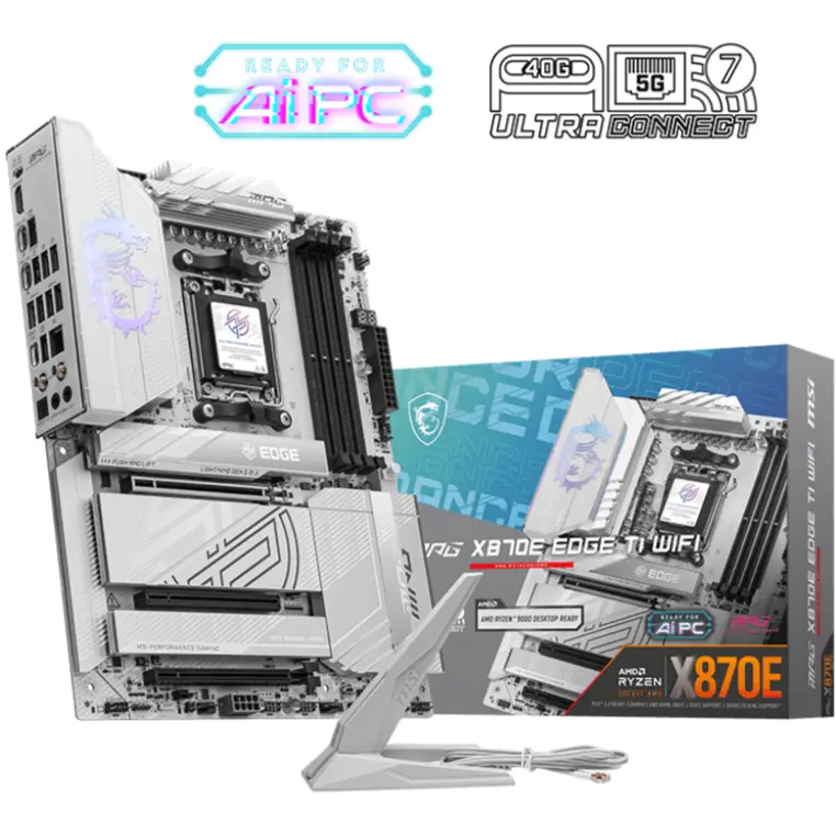 MSI MPG X870E EDGE TI WIFI DDR5 AMD AM5 MOTHERBOARD