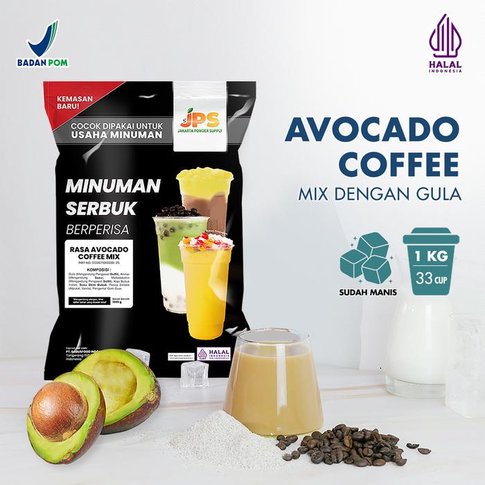 Gambar Bubuk Minuman Avocado Coffee Mix Powder Instan JPS Gula dari Jakarta Powder Supply Kota Tangerang Tokopedia