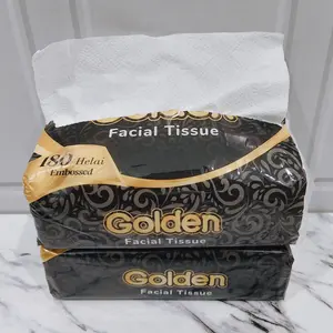 TISU GOLDEN FACIAL TISSUE 180 SHEETS