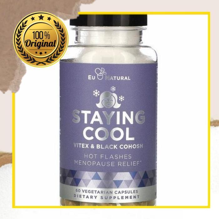 Eu Natural Staying Cool Vitex & Black Cohosh 60 Caps Menopause Support