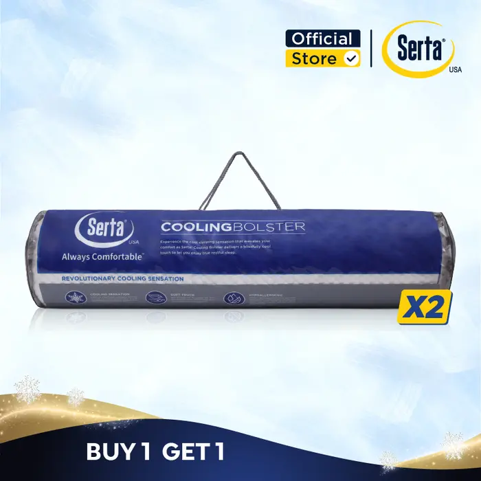 Gambar SERTA Cooling Bolster / Guling Dingin - Guling Only dari Serta Indonesia Kota Tangerang 5 Tokopedia