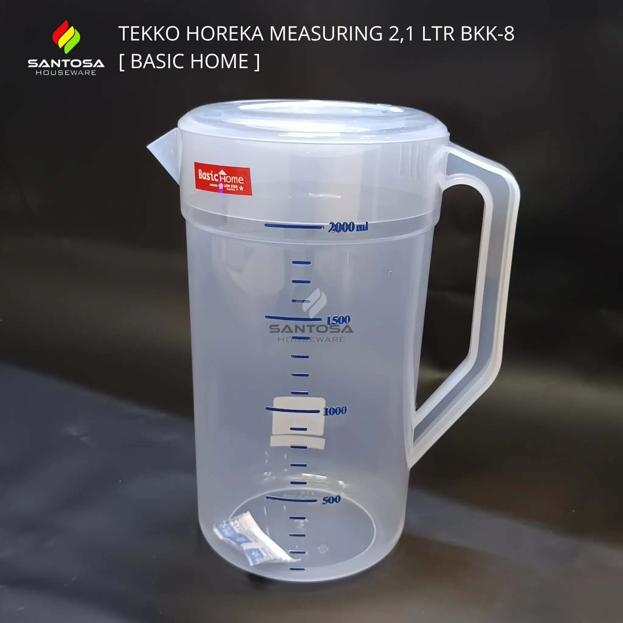 Water Jug / Tekko Horeka Measuring 2,1 Ltr BKK-8 [ Basic Home ]