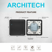 Gambar ARCHITECH  DYNAMIC A23-C18U A+C FAST CHARGER / CHARGING USB BLACK dari ARCHITECH INDONESIA Kota Administrasi Jakarta Utara 4 Tokopedia