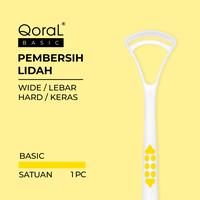 Gambar QoraL BASIC pembersih lidah / sikat lidah / tongue cleaner - Blue dari QoraL ID Kota Administrasi Jakarta Utara 1 Tokopedia