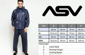 Asv Jas Hujan Dewasa / Rubber Karet Asv 04 / Grade A Original