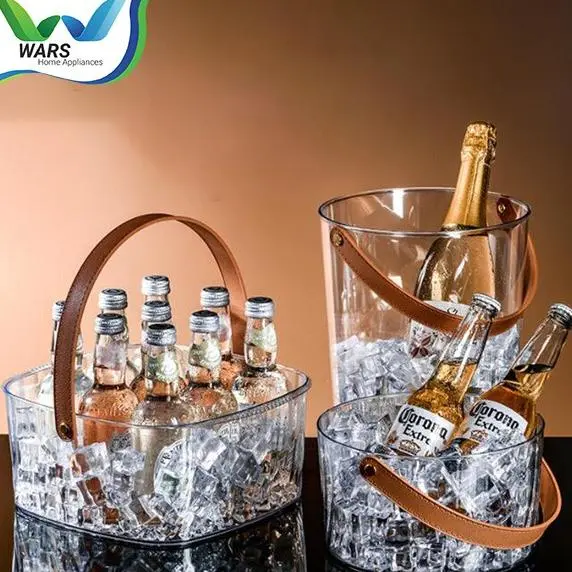 WARS Bucket Ice Bucket Transparan Bening Keranjang Es Batu