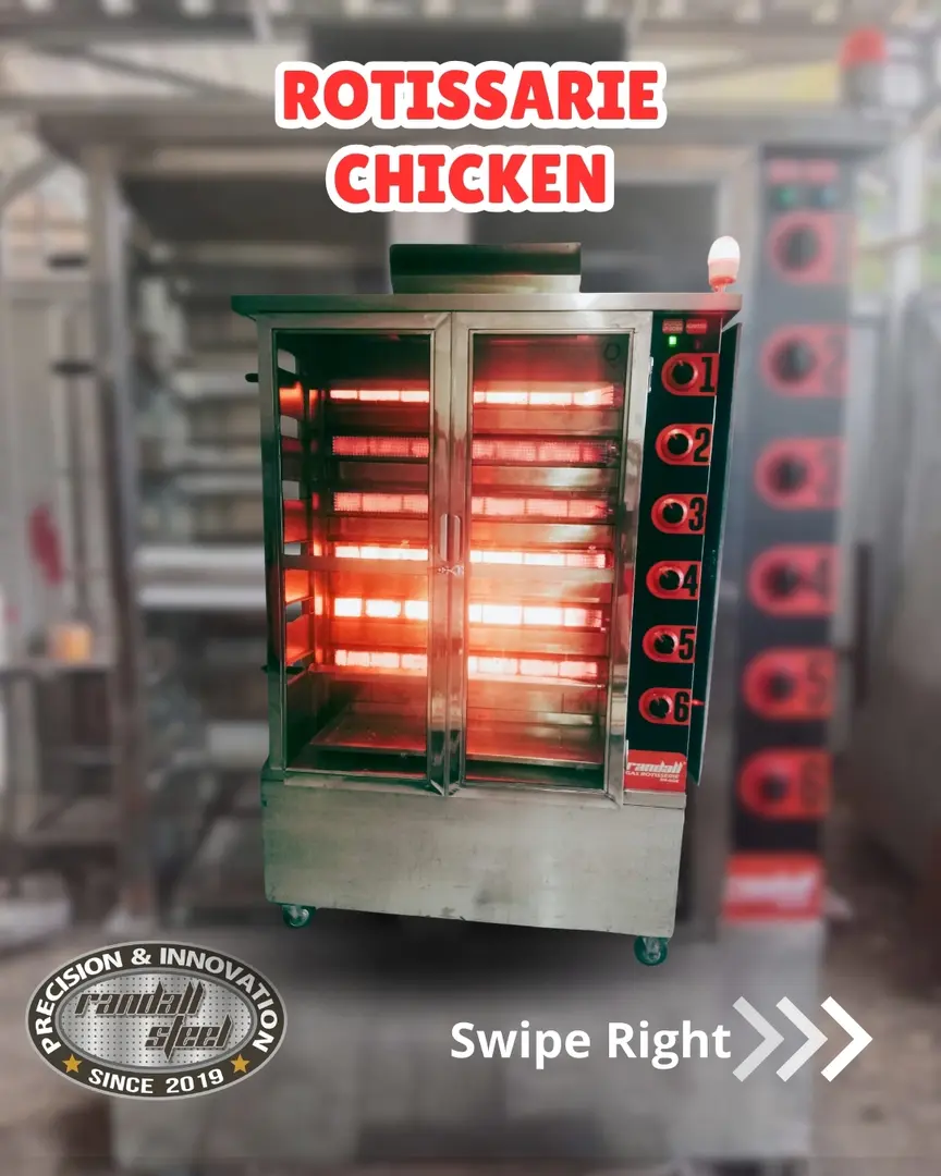 GAS CHICKEN OVEN / GAS CHICKEN ROTISSERIE / MESIN PEMANGGANG AYAM PUTAR
