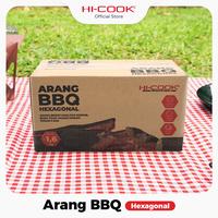 Gambar Hi-Cook Arang Briket BBQ Hexagonal Premium Quality 1 Box Berat 1,6 Kg dari Hi Cook Indonesia Kota Administrasi Jakarta Barat 1 Tokopedia