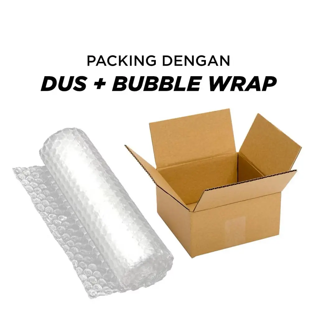 Tambahan Packing Kardus dan bubble warp