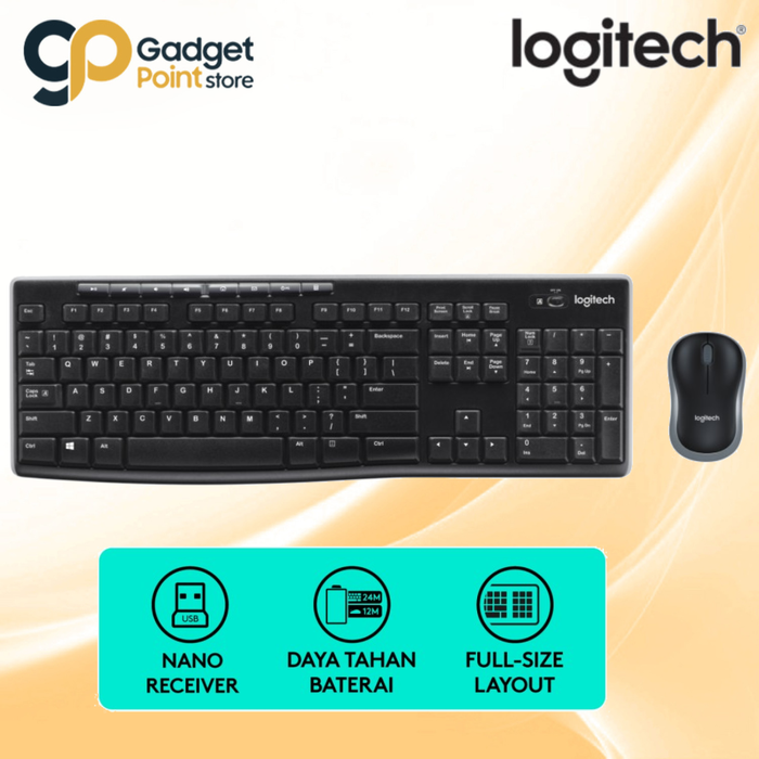 Gambar Logitech Wireless Combo MK270 Original - Garansi Resmi 3 Tahun dari Doran Gadget Manado Kota Administrasi Jakarta Pusat Tokopedia