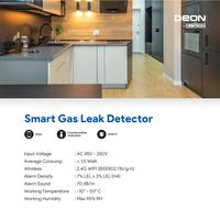 Gambar DEON Smart Gas leak Sensor Alarm Pendeteksi Kebocoran Gas Smart Gas leak Sensor - Putih dari Dekkson Official Shop Kota Administrasi Jakarta Barat 3 Tokopedia