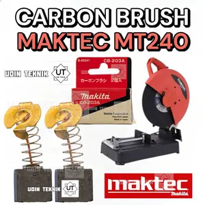 CARBON BRUSH MAKTEC MT240 CB ARANG MESIN CUT OFF MAKTEC MT 240