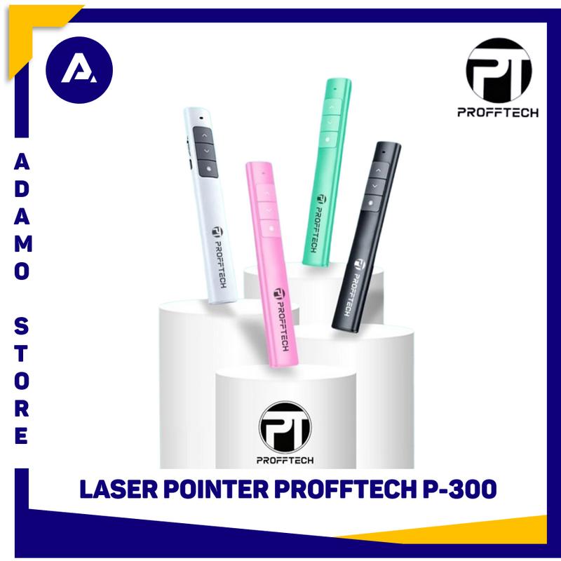 Laser Pointer Profftech P-300 P300 Wireless USB Presenter Rechargeable ...