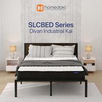 Gambar Homedoki Solace Series / Dipan Tempat Tidur/ Divan Kasur/ Divan Minimalis Dengan Sandaran Kepala - 180x200-Abu-abu dari Homedoki Medan Store Kota Tangerang 3 Tokopedia