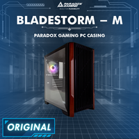 Gambar CASING PARADOX GAMING BLADESTORM-M - Mid Tower M-ATX Case Tempered Glass (Free 1x ARGB Fan) dari Techno Computer Bali Kota Denpasar 2 Tokopedia
