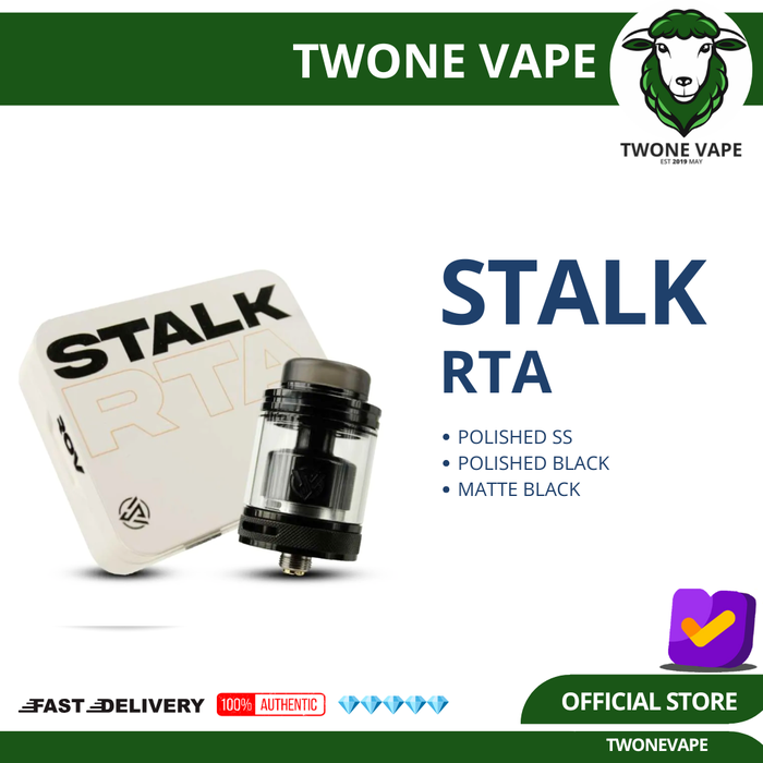 Jual RTA Stalk Single RDA By ROV - POLISHED BLACK - Kota Administrasi  Jakarta Selatan - Twoneofficial | Tokopedia